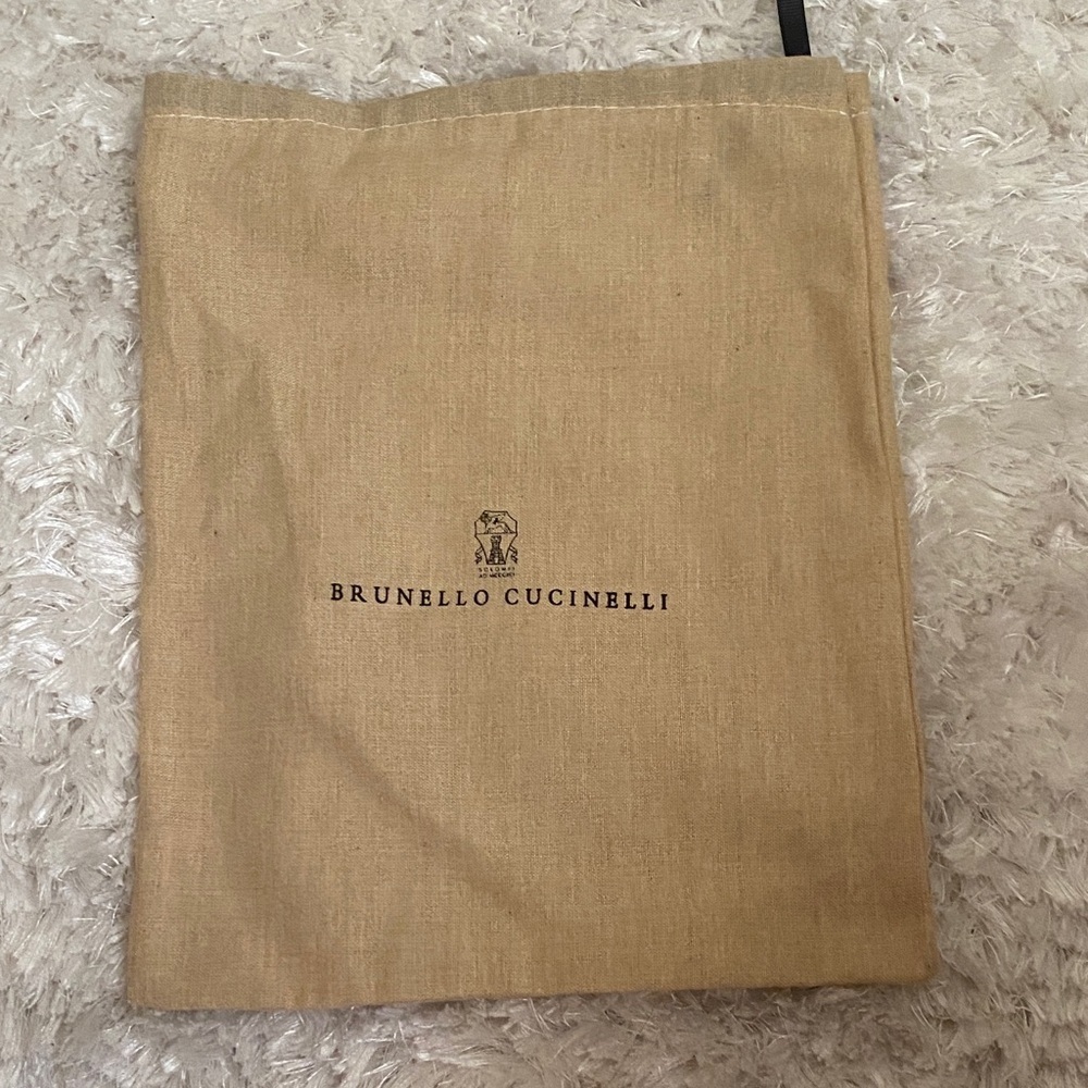 Brunello Cucinelli Beige Storage Bag 13*11”